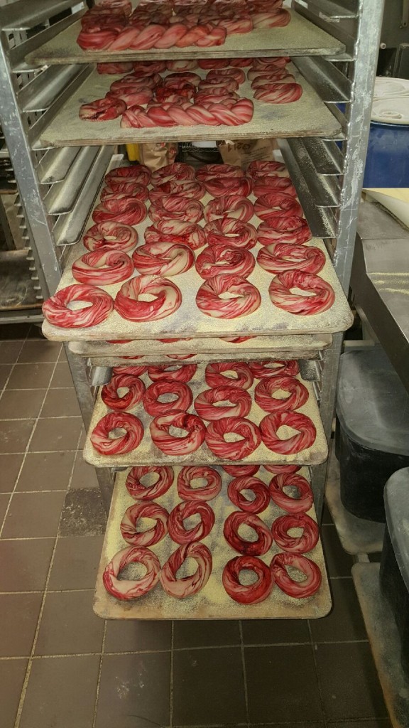 valentines day bagels